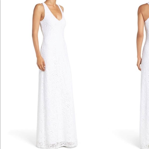 Lilly Pulitzer Aster Knit Lace Racerback Maxi - Picture 3 of 7